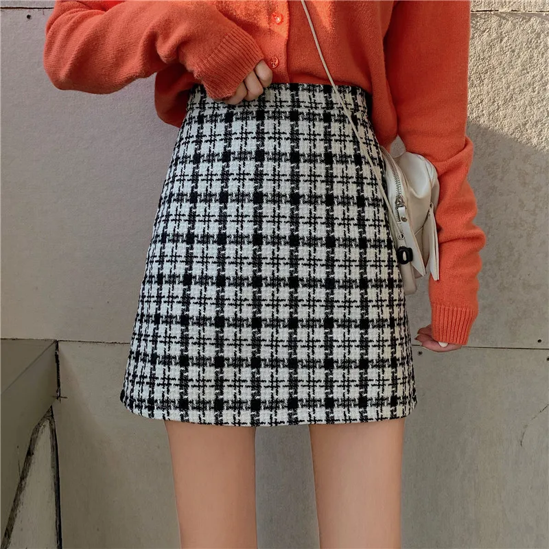 Женская короткая юбка с высокой талией 2020 весенняя летняя тонкая одежда для