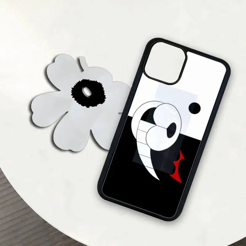 Kumamon Danganronpa Monokuma TPU patch Hemming soft case cover for iphone se 2020 6 6s 7 8 plus x xs max xr 11 12 pro funda | Мобильные