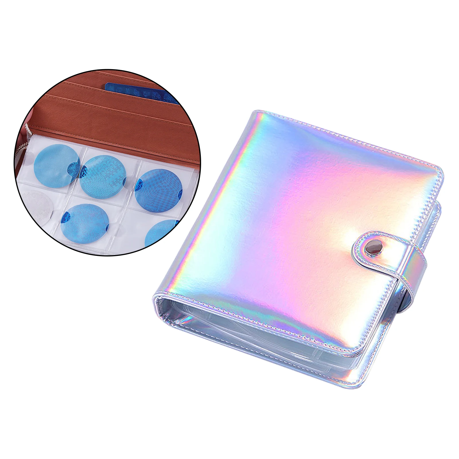 

Nail Art Stamp Plate Stamping Plates Holder Storage Bag Durable PU Cases Stamp Bag Organizer Storage Nail Holder