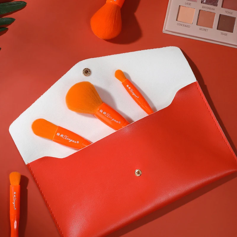 10 шт. набор кистей для макияжа конфетные флуоресцентные цвета жидкая основа