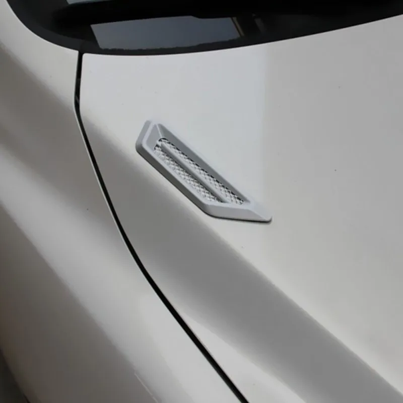 

2pcs Car Vent Air Inlet Car Stickers High Quality Car Hood Side Stickers Decorative Supplies