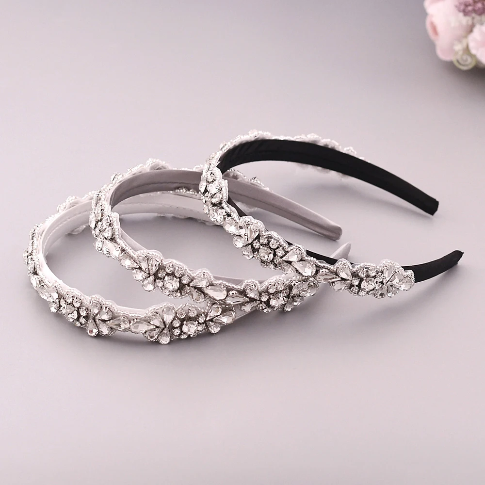 

100% Handmade Charming Bridal Headpieces Hair Jewelry Personality Headband New Baroque Hair Hoop Retro Wedding Hair Accessories