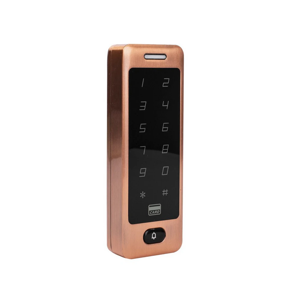 125khz Waterproof Smart Keypad Case ID Card Reader Touch Metal RFID Access Control Electronic Door Lock Electric Gate Opener |