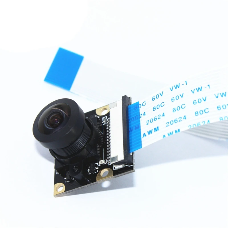 Infrared Night 5Mp Camera Module with 160 Degree Wide Angle Fisheyes Lens +2Pcs Of 3W Backlight for Raspberry Pi 2/3/B+ | Компьютеры и