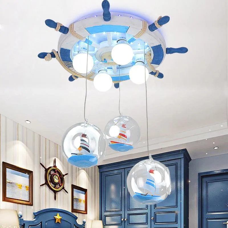 Подвесной светильник в стиле ретро для детского сада креативная детская комната