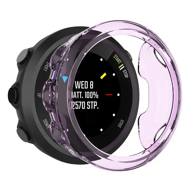 Мягкий ТПУ защитный силиконовый чехол для смарт-часов Garmin Forerunner 45 | Наручные часы