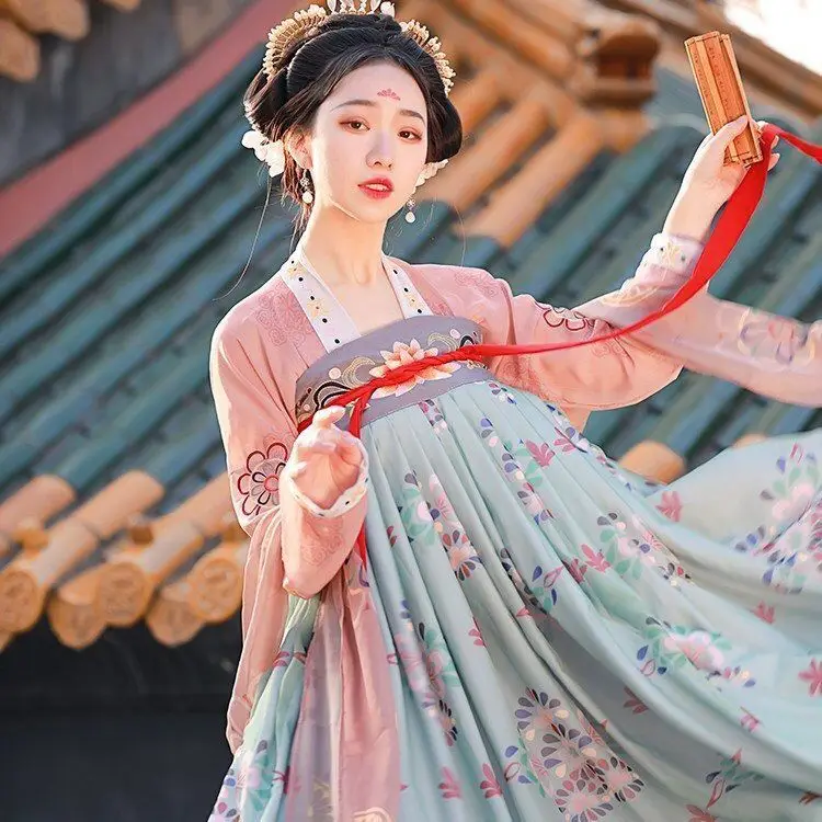 

Poetry Book of Hanfu Women's Genuine Original Chinese Style Tang Style Full-breasted Underwear Skirt Summer Fairy