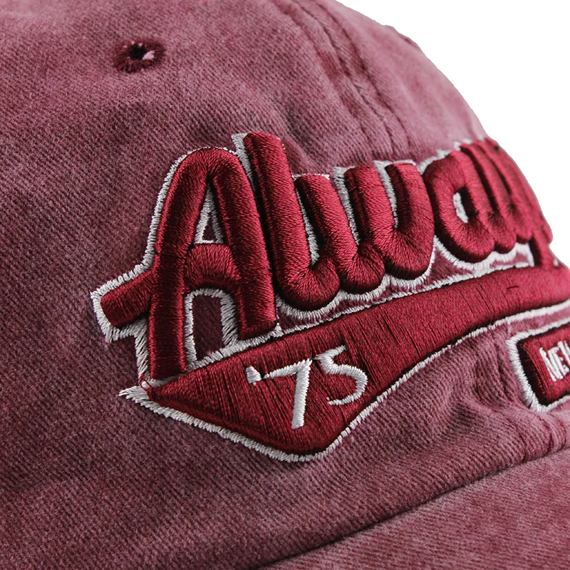 Бейсбольная кепка RoxCober из потертого хлопка с вышивкой snapback для мужчин и женщин