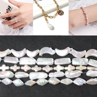 high quality irregular natural freshwater pearl charm beads pandent for jewelry making diy bracelet necklace accessories