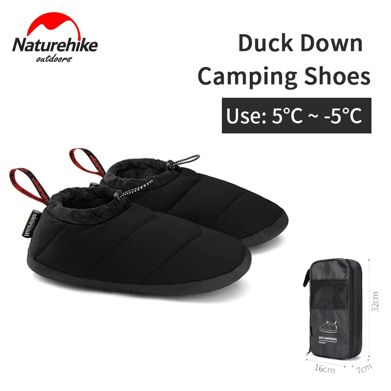 

Naturehike -5~5℃ Winter Outdoor Down Camping Shoes Keep Warm Boots Ultralight Antiskid Waterproof Snowshoe