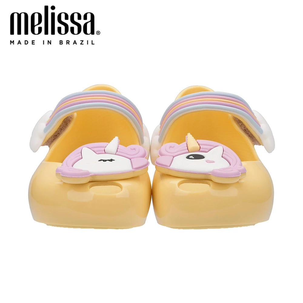 Melissa/милые прозрачные сандалии с единорогом для девочек Melissa Детские