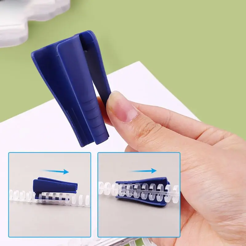 

Plastic Loose Leaf Binder Ring Opener Closer for Binding Notebook Stationery