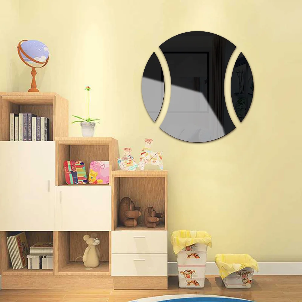 

Tennis Wall Stickers Home Decor Kids Children's Room Decoration Acrylic Self Adhesive Peel and Stick Decal Mural DIY Mirror