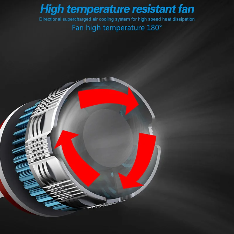 

H11 LED Headlight High Power 50W 8000LM Kit Bulbs For Toyota Highlander 2011-2016 H11 H8 H9 White Car Light Headlamp