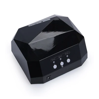 Black Sun 36W Алмаз лампа для ногтей с умным датчиком Модернизированный УФ светодиодный светильник для маникюра педикюра Быстрая Сушка УФ-гель для ногтей сушилка - Цвет: Black