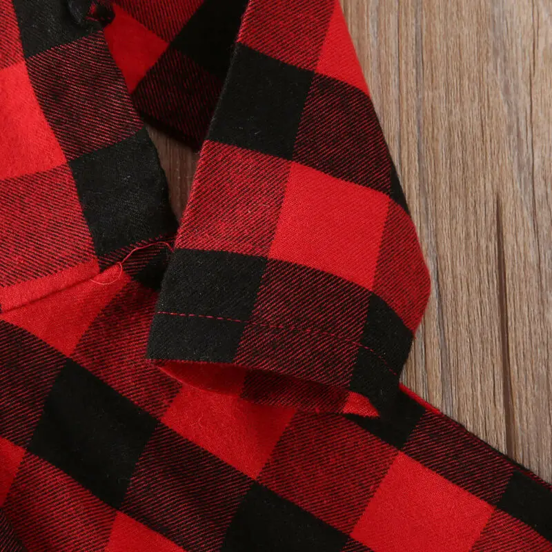 Демисезонное клетчатое боди с длинным рукавом для новорожденных девочек | Мать и