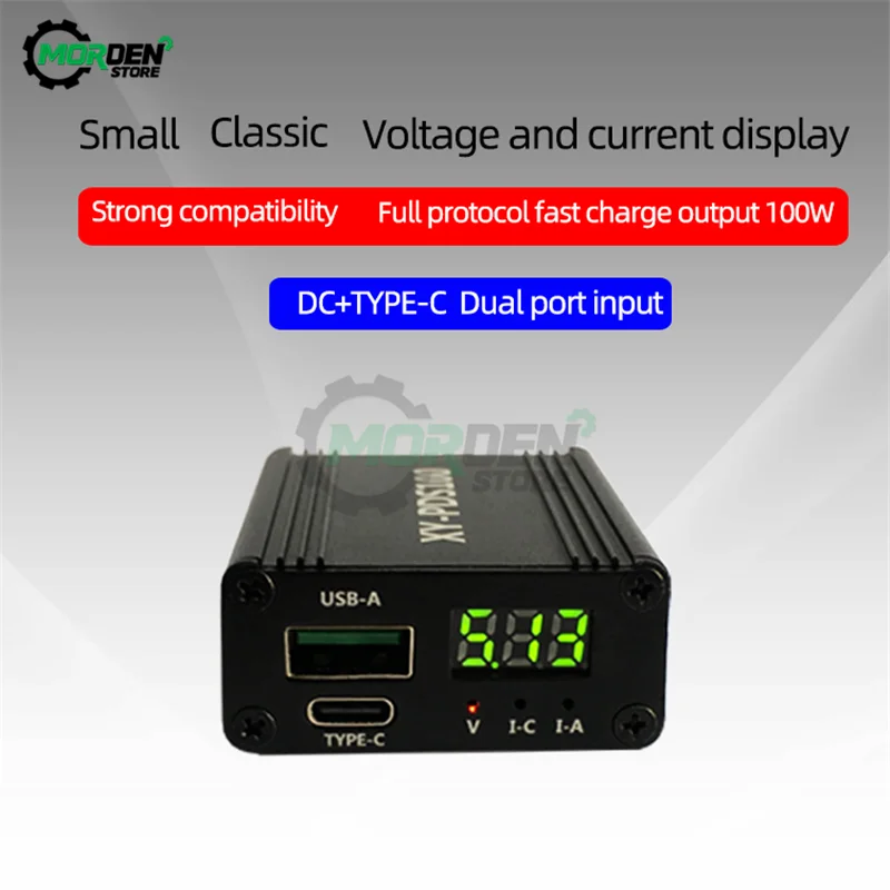 

PDS100 QC4.0 QC3.0 Type-C DC12-28V 100W Step Down Mobile Phone Quick Charger Module for Huawei SCP/FCP Apple