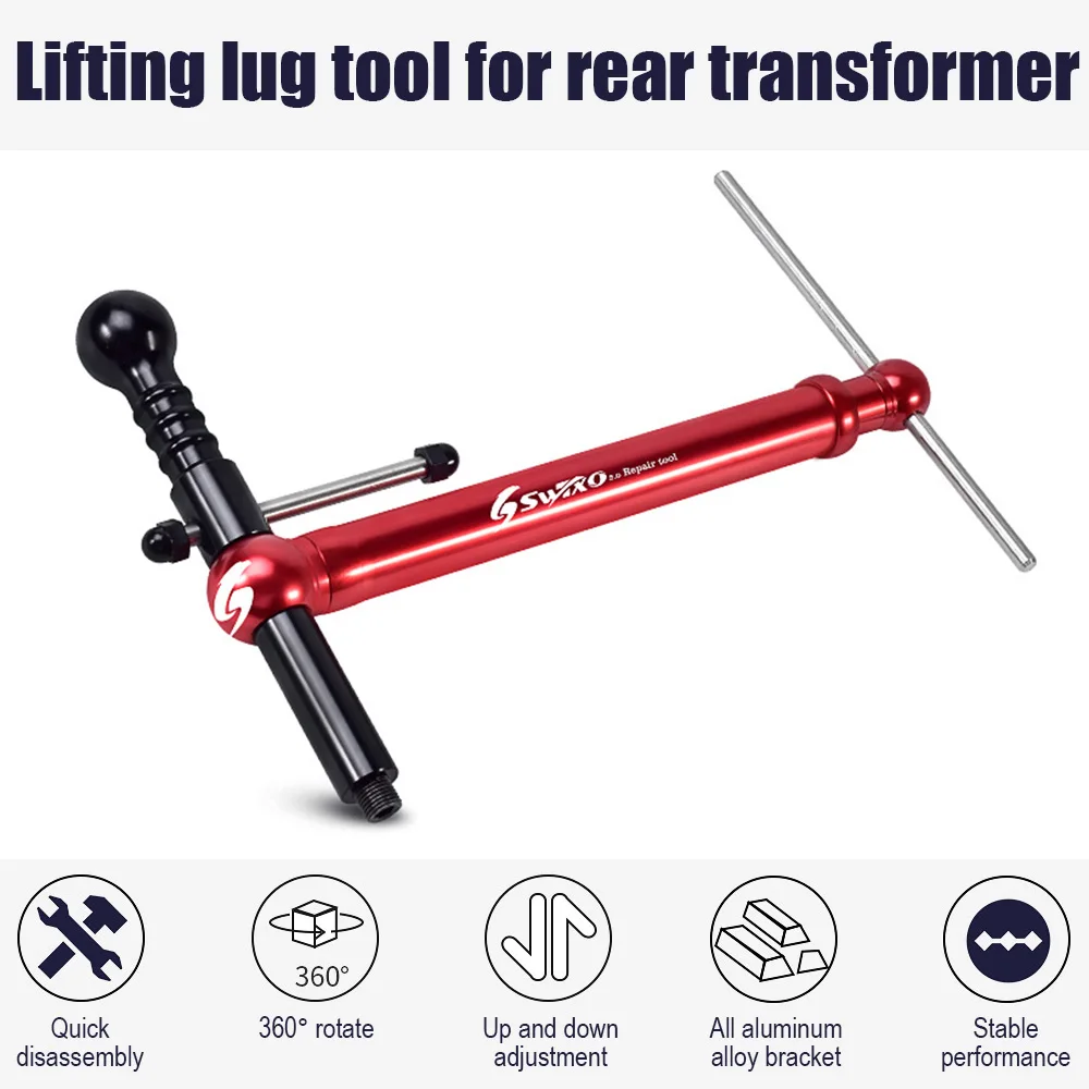 

SWTXO Derailleur Hanger Alignment Gauge Aluminum Alloy Bike Tail Hook Calibration Tools for Mountain Bike Maintenance