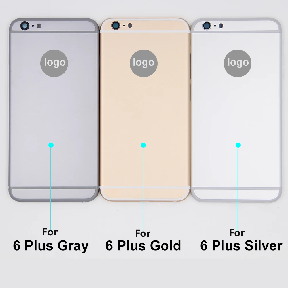 A + качественная задняя крышка корпуса для IPhone 6G 6S 6 Plus батарейного отсека средняя