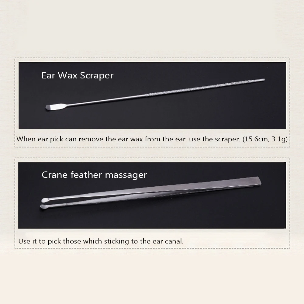 4 шт./8 шт. ложка для чистки ушей|Уход за ушами| |