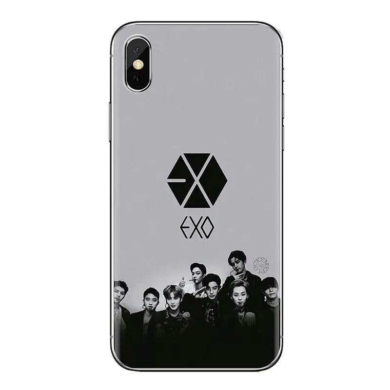 For Samsung Galaxy J1 J2 J3 J4 J5 J6 J7 J8 Plus 2018 Prime 2015 2016 2017 EXO band BAEKHYUN SEHUN Soft Transparent Cases Covers |