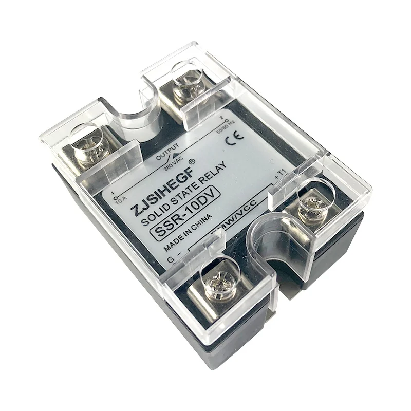 10A SSR вход 0 5 В/0 10VDC однофазный твердотельное реле 10DV регулятор напряжения для