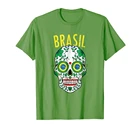 Новинка 2019, брендовая распродажа, хлопковая футболка с коротким рукавом для бразильской команды 2019, футболки для Бразилии, футболки в стиле милитари