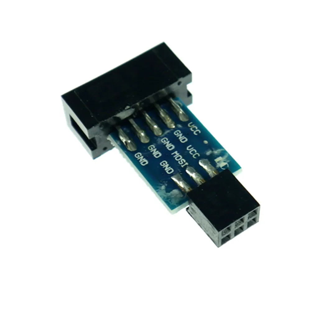 Преобразователь 10 контактов в 6 для стандартной платы адаптера ATMEL STK500 AVRISP USBASP ISP