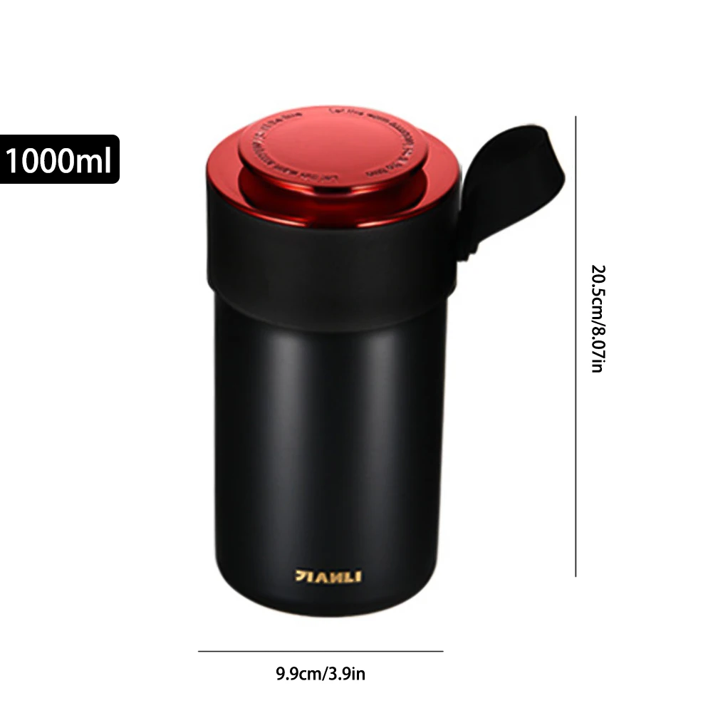 

Portable Thermos For Food 600/1000ml Stainless Steel Vacuum Flasks Lunch Box Insulated Soup Porridge Box Outdoor Mugs Thermoses