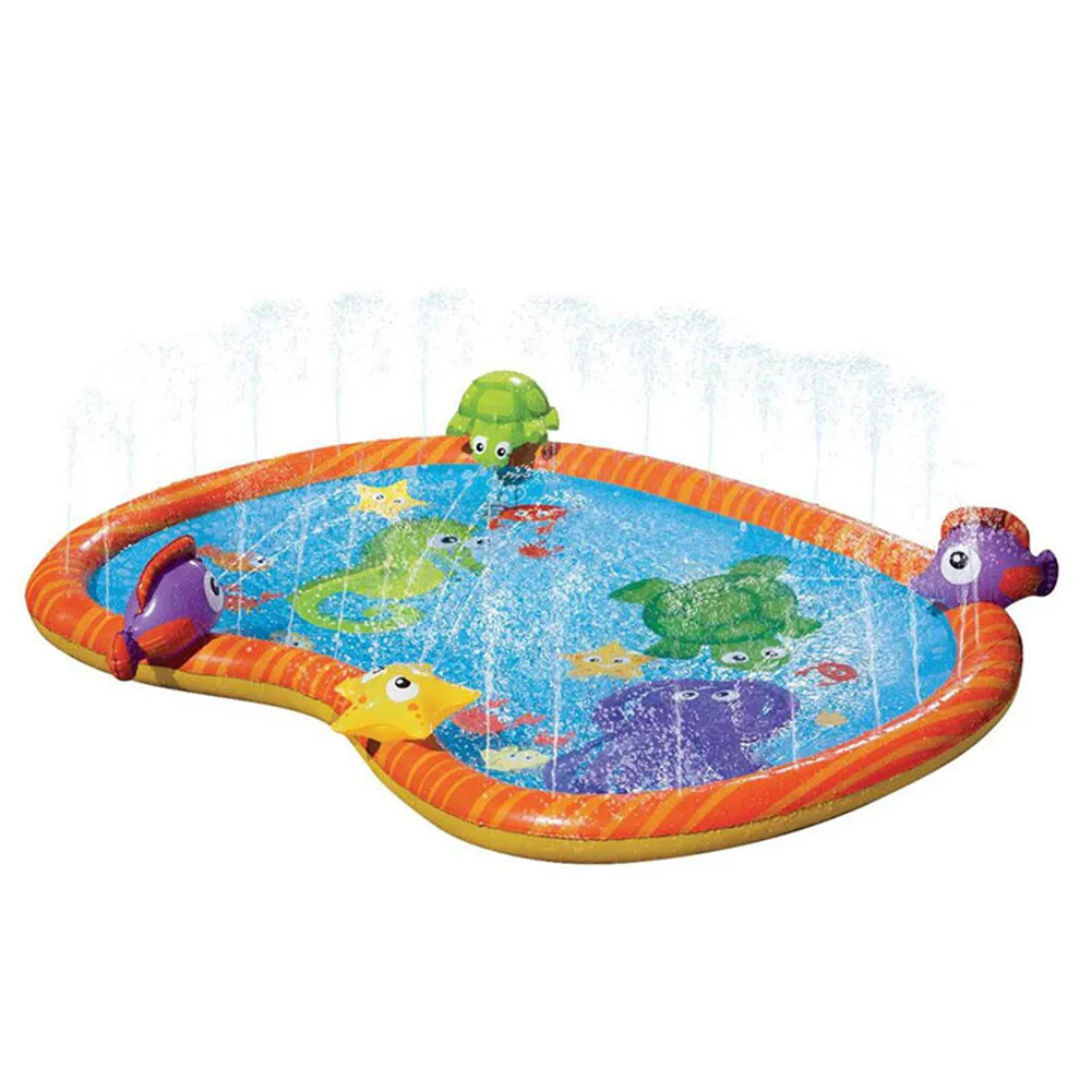 

Kids Splash Sprinkle Play Mat Funny Inflatable Summer Sprinkler Splash Playmat Outdoor Water Toy For Children Boys Girls