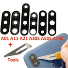 Стеклянные линзы для задней камеры 2 шт. с клеем для Samsung A10 A20 A30 A30S A40 A50 A70 A31 A41 A51 A71 A50S M31S S20 Fe