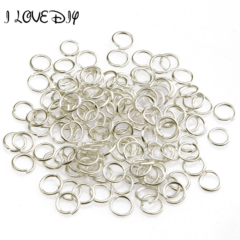 

300pcs/lot 4mm Two Color Open Jump Rings For Jewelry Making Supplies
