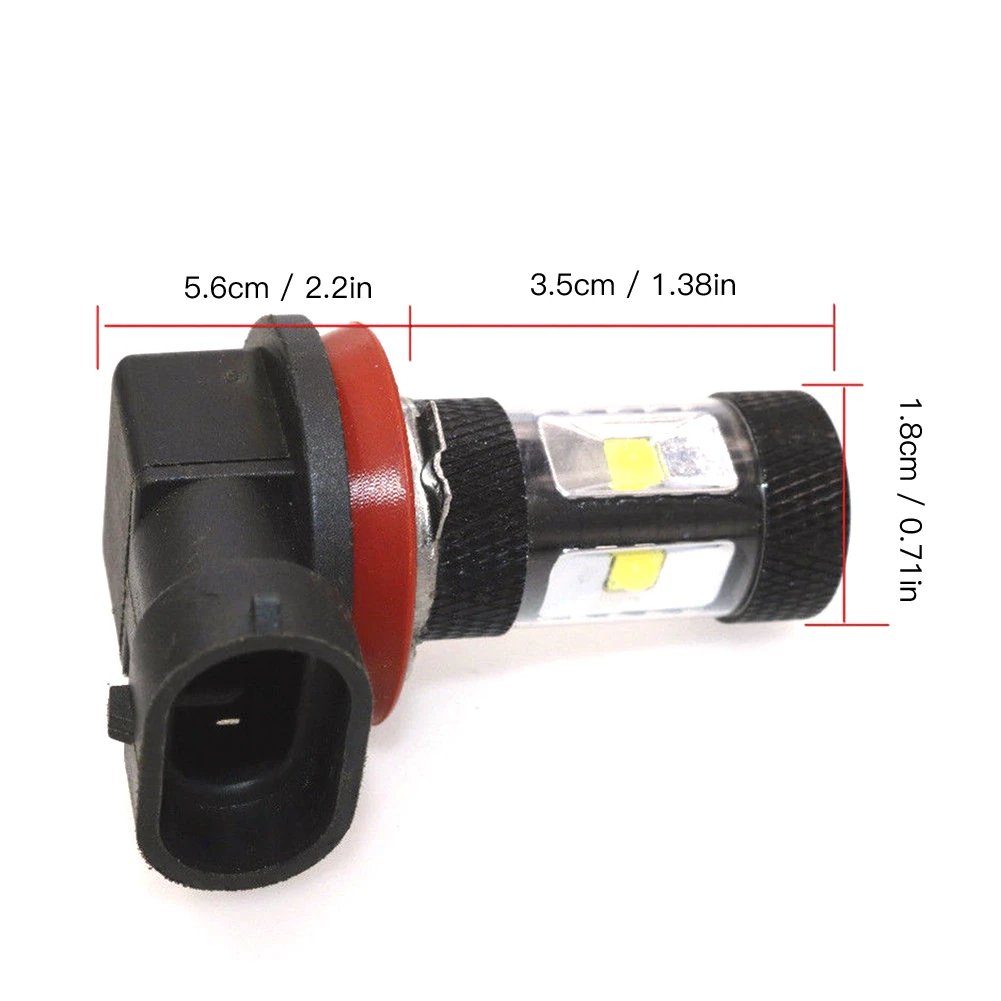 

2x H 8 H 9 H 11 30W High Power LED Bulbs 6000K Super White Fog Light Lamp Bulbs Driving Lamp Auto Fog Light Headlamp Lights