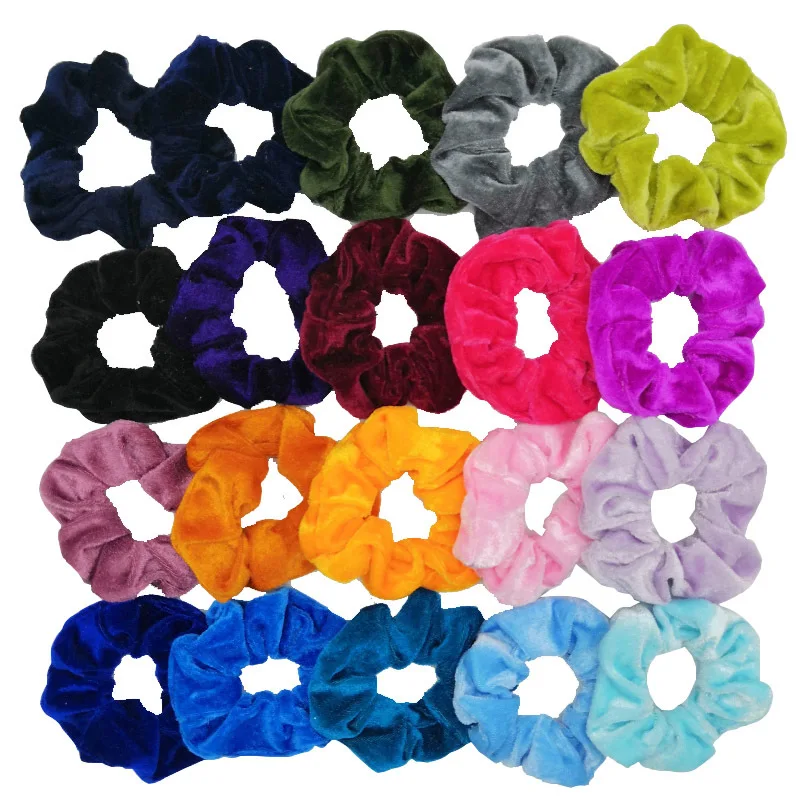 Резинки для волос бархатные женские резинки прически конский хвост 10/20/40