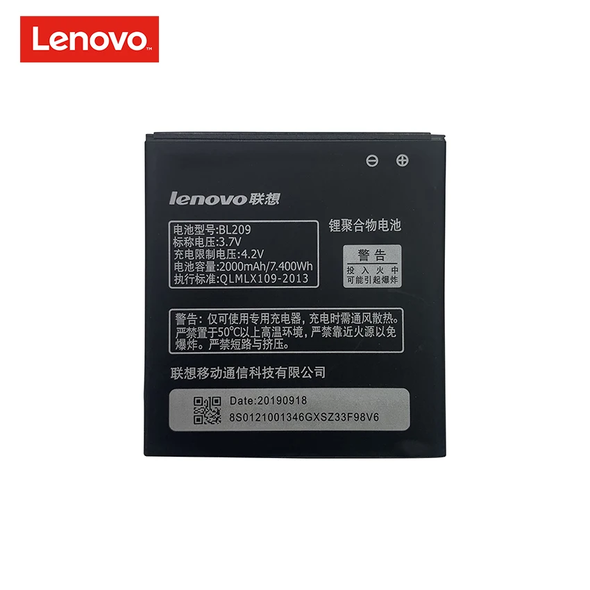 Аккумулятор для Lenovo A516 2000 мАч BL209 запасная батарея смартфона A706 A760 A820E A378T A398T A788T |