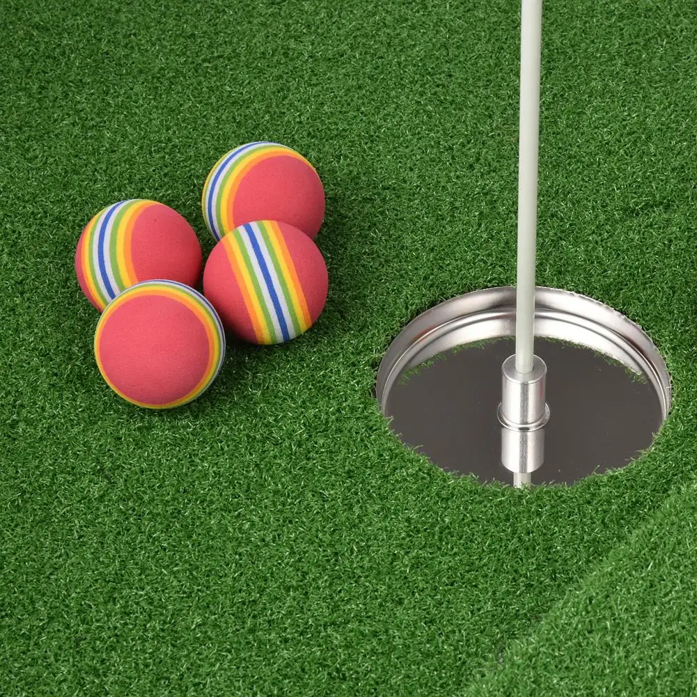 en Ucuz Yüzen Yeşil Golf Minderi Su Havuzu Bayrağı Sürüş Suni çim Havuzu Golf Oyun Seti Arka Yüzen Golf Seti Eğitim Araçları