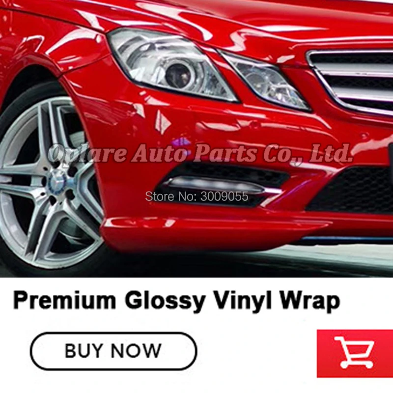 Суперглянцевая темно-красная виниловая обертка высочайшего качества