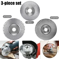 3 piece set 22mm woodworking grinder angle grinder gear round grinding wheel woodcarving tool woodworking polishing wheel