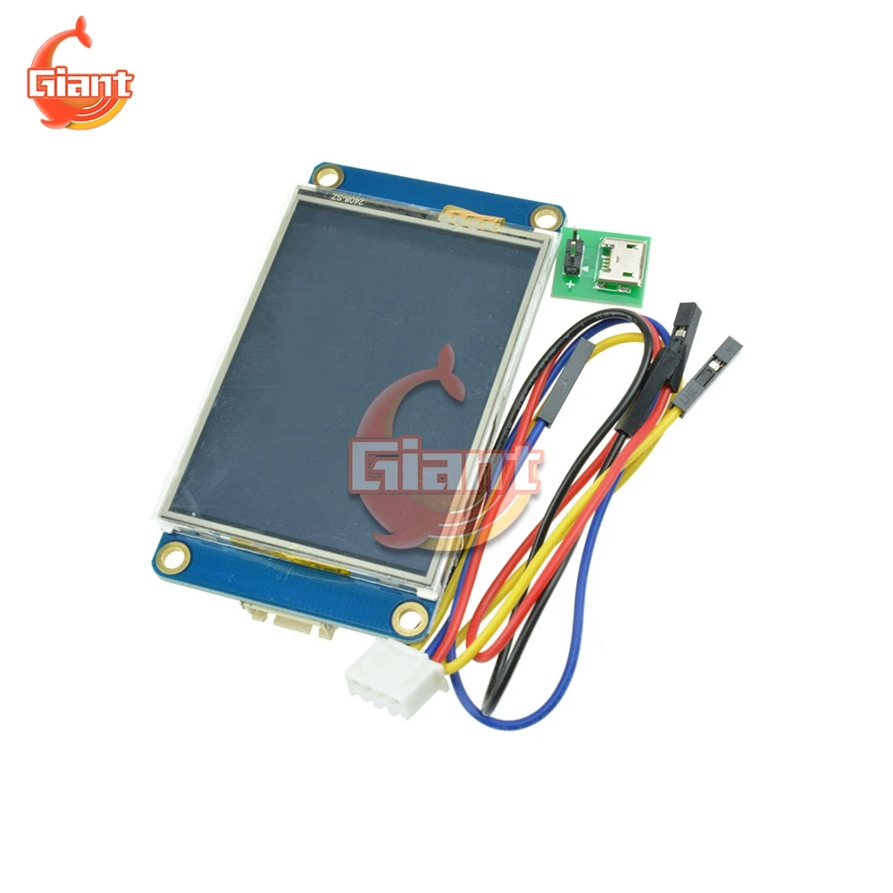 5 в сенсорный экран UART HMI ЖК модуль дисплей 2 4 дюйма TFT 320x240 резистивный для Arduino