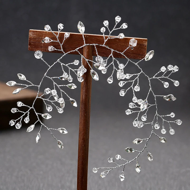 

Luxurious Wedding Hair Accessories For Women Flower Headbands For Bride Tiara Wedding Accessories Headband Headpiece Hairband