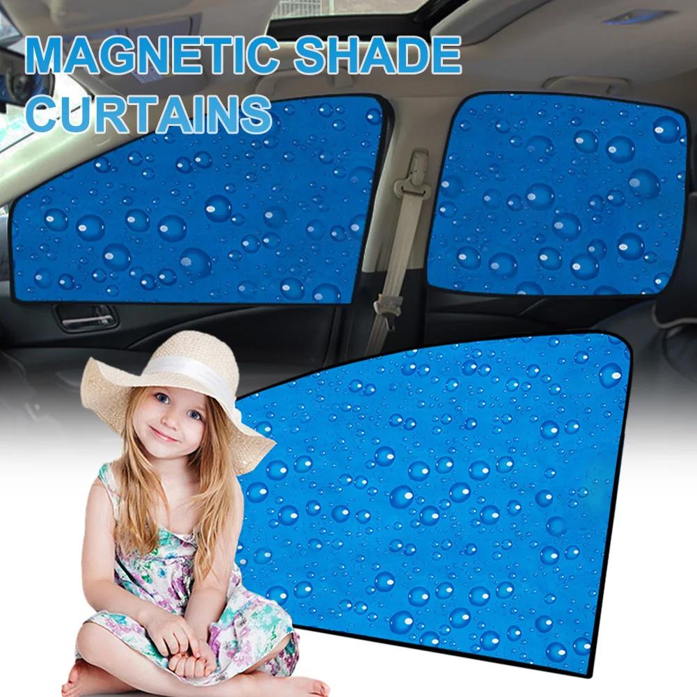 

1Pcs Car Window Sunshades Front Rear Side Window Visor Cover Magnetic UV Protection Auto Sun Shade Universal Car Window Curtain