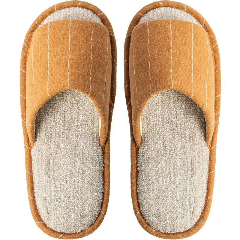 Женские хлопковые домашние тапочки Сезон весна-осень Удобные теплые для