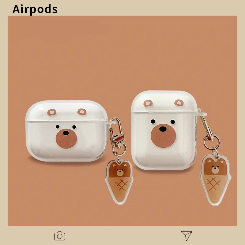 

Силиконовый чехол для Apple Air Pod 3 2 1, аксессуары для Bluetooth наушников, мультяшный чехол для Airpods, чехол для Apple Airpods pro