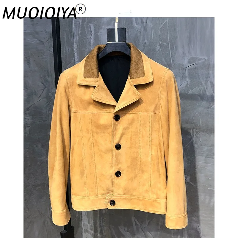 

Мужская куртка из козьей кожи, куртка из натуральной кожи, Gmm390, осень 2022