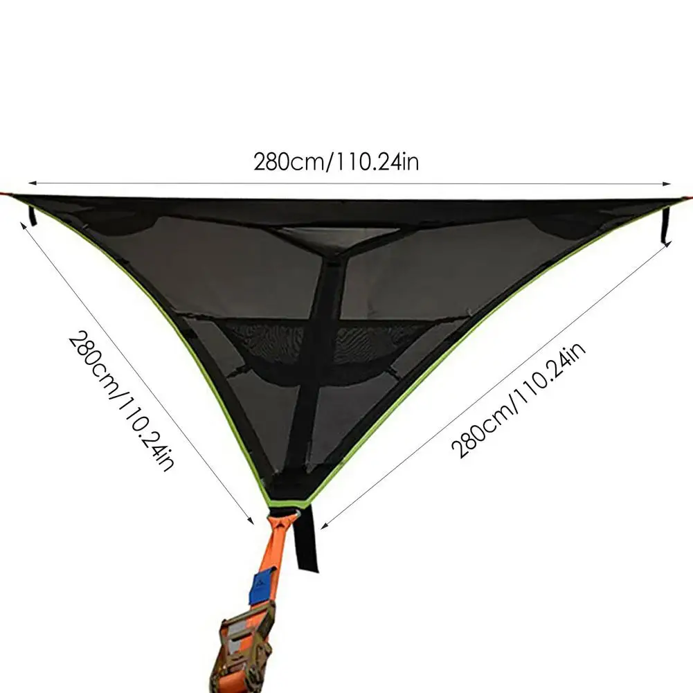 

Multi PersonTriangular Hammock Portable Camping Outdoor Triangle Aerial Mat Camping Sleeping Hammock Swing