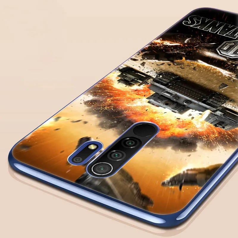 hot world of tanks silicone phone case for xiaomi redmi note 10 9 pro max 10s 9s 8t 8 8a 9 9a 9c 9t k40 pro 5g soft cover free global shipping