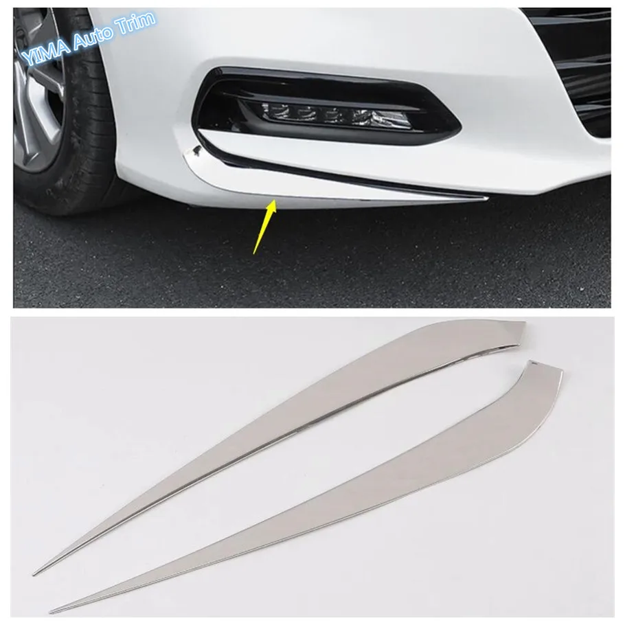 

Lapetus Front Fog Lights Lamp Under Protector Corner Bumper Cover Trim Fit For Honda Accord 10th 2018 - 2022 Auto Styling