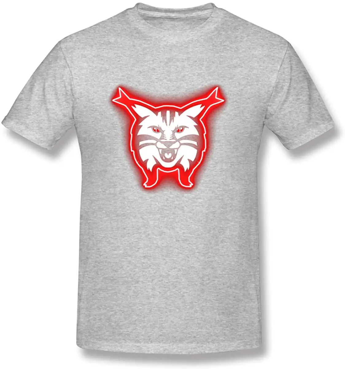 

New Arrivals Summer Cool Men Tee Men's Adult Personality Printed Graphic T-Shirt Gray