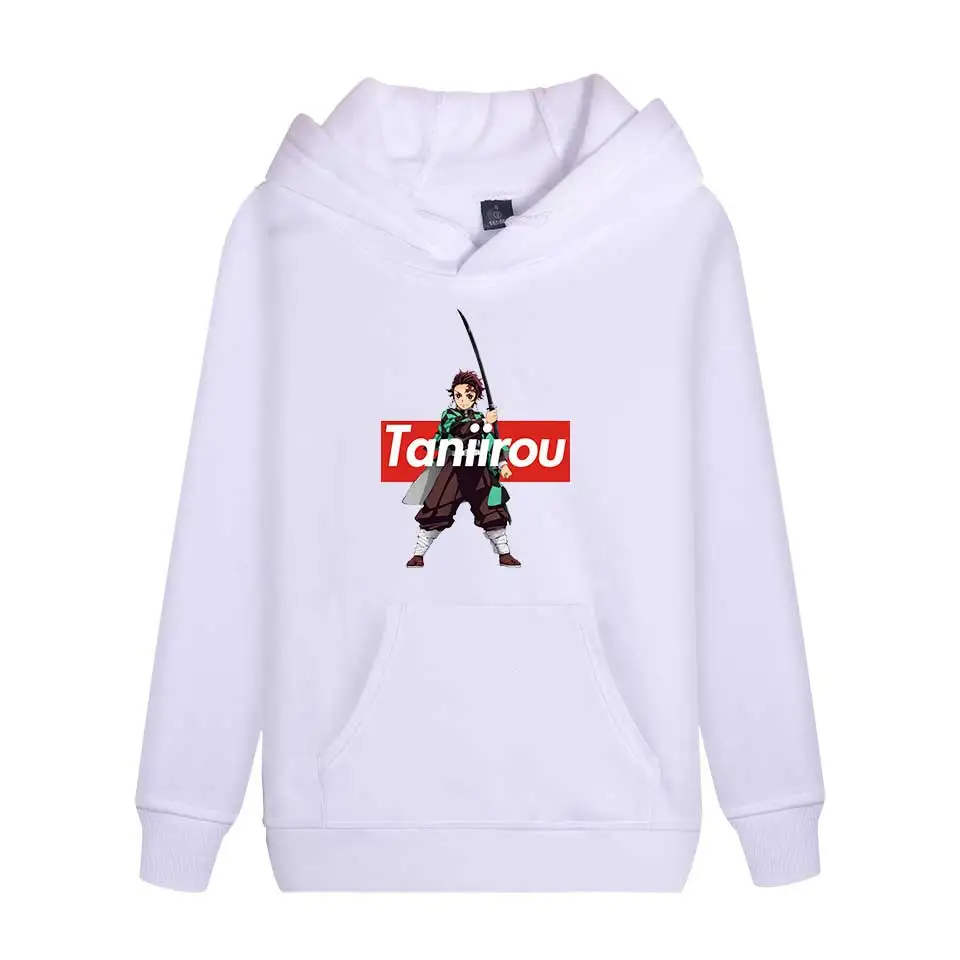 Аниме Demon Slayer пуловер Толстовка для женщин и мужчин Tanjiro Kamado костюм худи Harajuku Kimetsu