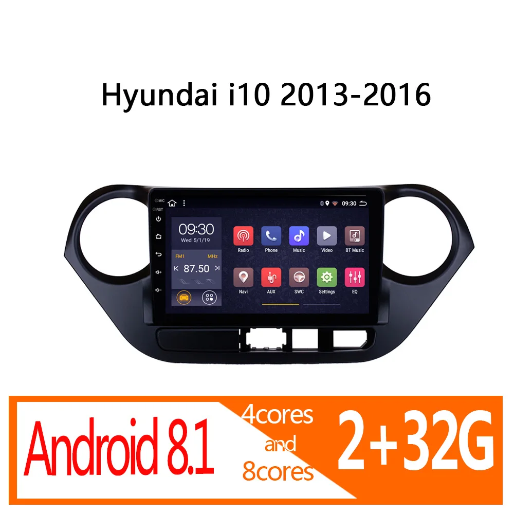 Автомобильное радио для Hyundai i10 2G RAM 32G ROM android 2013 2014 2015 2016 Авто Аудио Стерео coche GPS